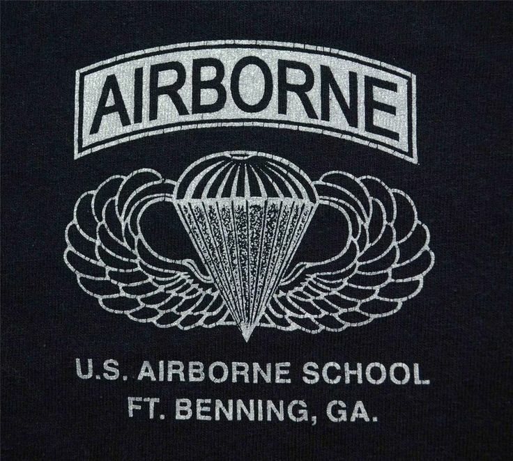U.S. Airborne School, Fort Benning, Georgia jump wings emblem