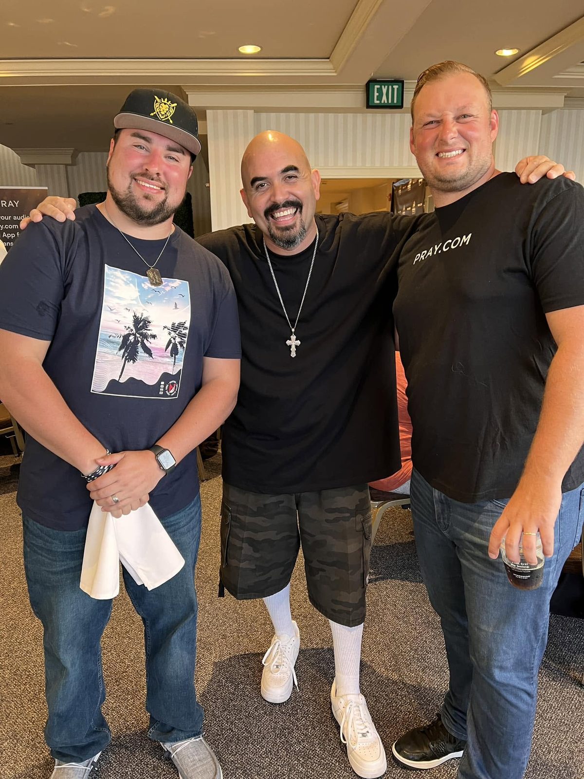 Eric Skeldon with actor Noel G, Noel Gugliemi