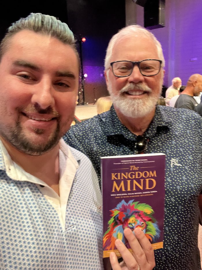Eric Skeldon with Dr. Brian Simmons